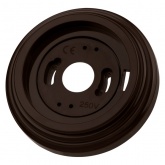 Рамка TDM Виви 1 пост коричневая