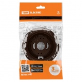 Рамка TDM Виви 1 пост коричневая