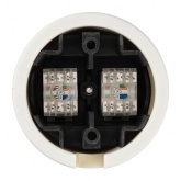 Накладная розетка RJ45 двойная TDM Болонь фарфор слоновая кость (бежевый)