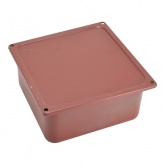 Коробка У-994 протяжная металлическая 110х110х81 мм с уплотнителем IP54