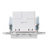 Розетка для зарядки ИЭК SKANDY SK-R14W USB A+С 3,1А арктический белый