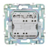 Переключатель перекрестный одноклавишный ИЭК SKANDY SK-V03Bl 10А черный