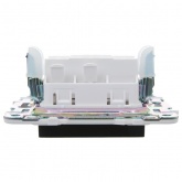 Переключатель перекрестный одноклавишный ИЭК SKANDY SK-V03Bl 10А черный