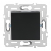 Переключатель перекрестный одноклавишный ИЭК SKANDY SK-V03Bl 10А черный