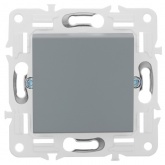 Переключатель перекрестный одноклавишный ИЭК SKANDY SK-V03Gr 10А серый