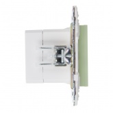 Розетка для зарядки ИЭК SKANDY SK-R15M USB A+A 3,1А мятный