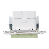 Розетка для зарядки ИЭК SKANDY SK-R15M USB A+A 3,1А мятный