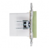 Розетка для зарядки ИЭК SKANDY SK-R13M USB A+С 18Вт мятный