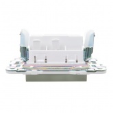 Переключатель перекрестный одноклавишный ИЭК SKANDY SK-V03B 10А бежевый