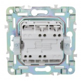 Переключатель перекрестный одноклавишный ИЭК SKANDY SK-V03Sh 10А шампань