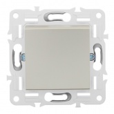 Переключатель перекрестный одноклавишный ИЭК SKANDY SK-V03Sh 10А шампань