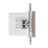 Розетка для зарядки ИЭК SKANDY SK-R14Sh USB A+С 3,1А шампань