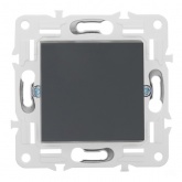 Переключатель перекрестный одноклавишный ИЭК SKANDY SK-V03T 10А титан