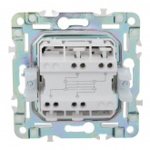 Переключатель перекрестный одноклавишный ИЭК SKANDY SK-V03T 10А титан