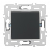 Переключатель перекрестный одноклавишный ИЭК SKANDY SK-V03G 10А графит