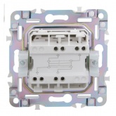 Переключатель перекрестный одноклавишный ИЭК SKANDY SK-V03G 10А графит