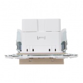 Розетка для зарядки ИЭК SKANDY SK-R14Sa USB A+С 3,1А песочный