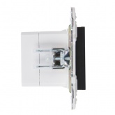 Розетка для зарядки ИЭК SKANDY SK-R14Bl USB A+С 3,1А черный