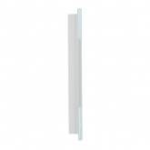 Рамка 1 пост ИЭК SKANDY SK-F21W стекло арктический белый