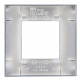 Рамка 1 пост ИЭК SKANDY SK-F31N металл никель