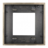 Рамка 1 пост ИЭК SKANDY SK-F31Sh металл шампань