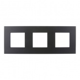Рамка 3 поста ИЭК SKANDY SK-F33Bl металл черный