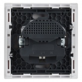 Розетка с зарядкой ИЭК FORTE&PIANO FP245 2Р+Е 16А шторки USB A+A 3,1А белый