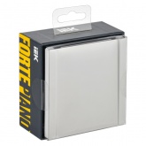 Розетка с заземлением ИЭК FORTE&PIANO FP219 16А шторки крышка автозажим IP44 белый