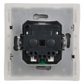 Розетка с заземлением ИЭК FORTE&PIANO FP219 16А шторки крышка автозажим IP44 белый