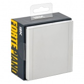 Розетка с заземлением ИЭК FORTE&PIANO FP221 16А шторки крышка винтовой зажим IP44 белый