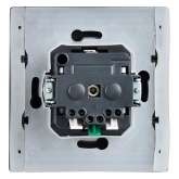 Розетка с заземлением ИЭК FORTE&PIANO FP119 16А шторки крышка автозажим IP44 черный