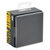 Розетка с заземлением ИЭК FORTE&PIANO FP121 16А шторки крышка винтовой зажим IP44 черный