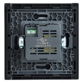 Розетка для зарядки ИЭК FORTE&PIANO FP149 USB A+A 3,1А черный