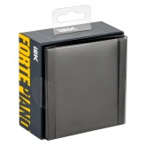 Выключатель кнопочный одноклавишный ИЭК FORTE&PIANO FP310 10А серый