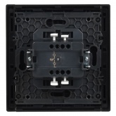 Выключатель кнопочный одноклавишный ИЭК FORTE&PIANO FP310 10А серый