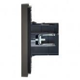 Розетка для зарядки ИЭК FORTE&PIANO FP350 USB A+C 3,1А серый