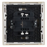 Выключатель кнопочный одноклавишный ИЭК FORTE&PIANO FP410 10А ваниль