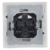 Розетка с заземлением ИЭК FORTE&PIANO FP421 16А шторки крышка винтовой зажим IP44 ваниль