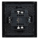 Выключатель кнопочный одноклавишный ИЭК FORTE&PIANO FP510 10А сталь