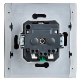 Розетка с заземлением ИЭК FORTE&PIANO FP519 16А шторки крышка автозажим IP44 сталь