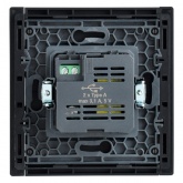 Розетка для зарядки ИЭК FORTE&PIANO FP549 USB A+A 3,1А сталь