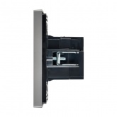 Розетка для зарядки ИЭК FORTE&PIANO FP549 USB A+A 3,1А сталь