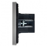 Розетка для зарядки ИЭК FORTE&PIANO FP550 USB A+C 3,1А сталь