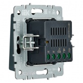 Кнопка звонка с индикацией для отелей ИЭК BRITE 10А маренго (ВС10-1-9-БрМ)