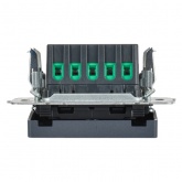 Кнопка звонка с индикацией для отелей ИЭК BRITE 10А маренго (ВС10-1-9-БрМ)