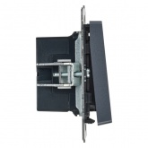 Кнопка звонка с индикацией для отелей ИЭК BRITE 10А маренго (ВС10-1-9-БрМ)