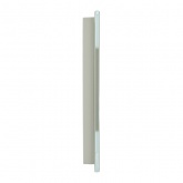 Рамка 1 пост ИЭК SKANDY SK-F21B стекло бежевый