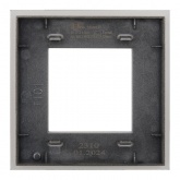 Рамка 1 пост ИЭК SKANDY SK-F21Sh стекло шампань