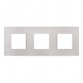 Рамка 3 поста ИЭК SKANDY SK-F23Sh стекло шампань