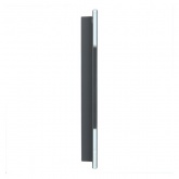 Рамка 4 поста ИЭК SKANDY SK-F24G стекло графит